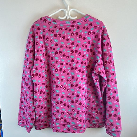 Little Victories Dark Cherry Pink Crewneck Unisex Size M - Picture 5 of 8